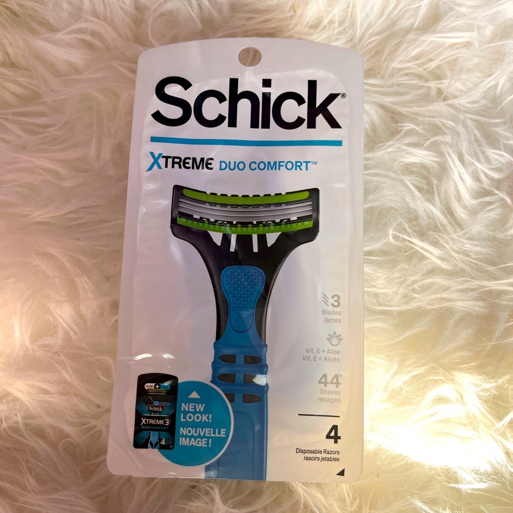 Schick Xtreme Duo Comfort Razor 4pack